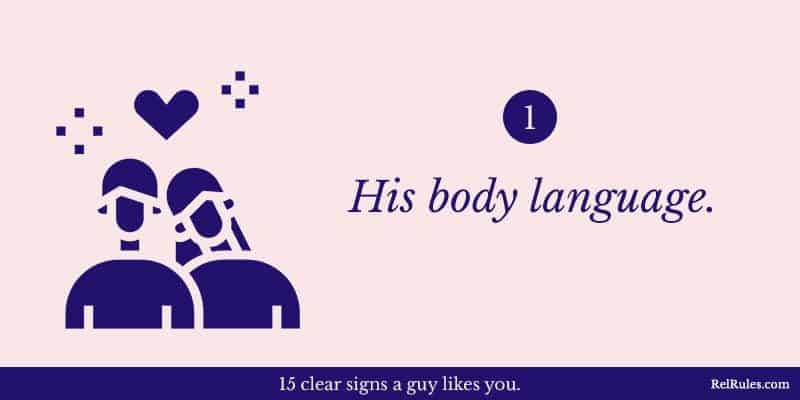 signs a guy likes you