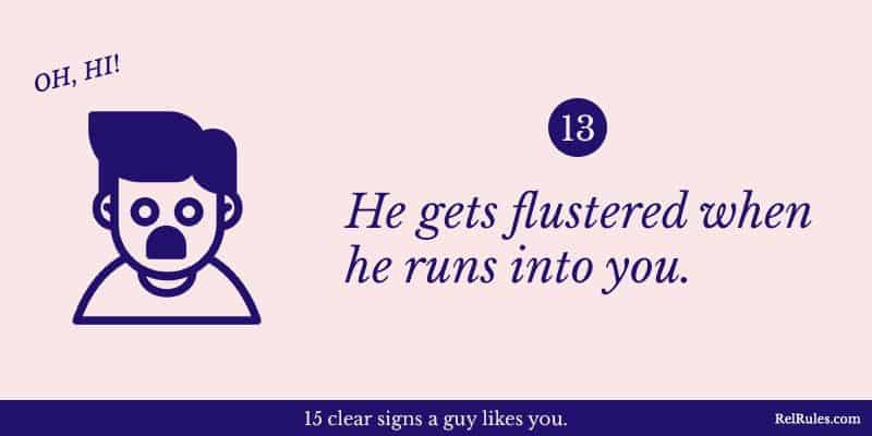 signs a guy likes you