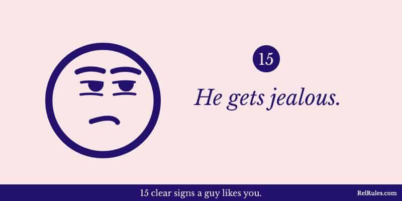 signs a guy likes you