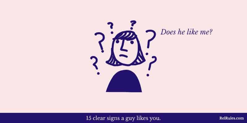 signs a guy likes you