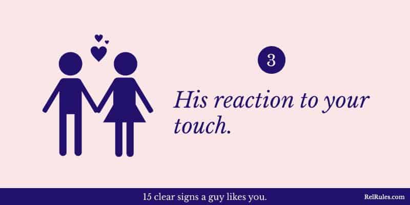 signs a guy likes you