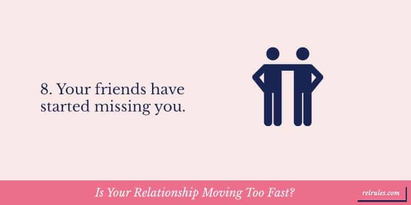 relationship moving too fast