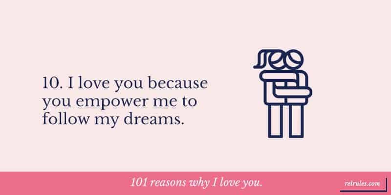 reasons why I love you