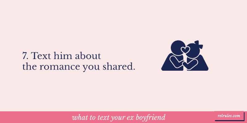 what to text your ex boyfriend