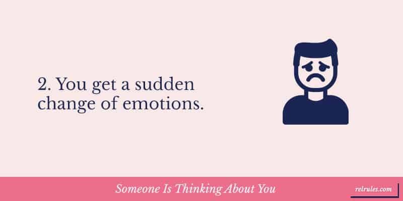 signs someone is thinking about you