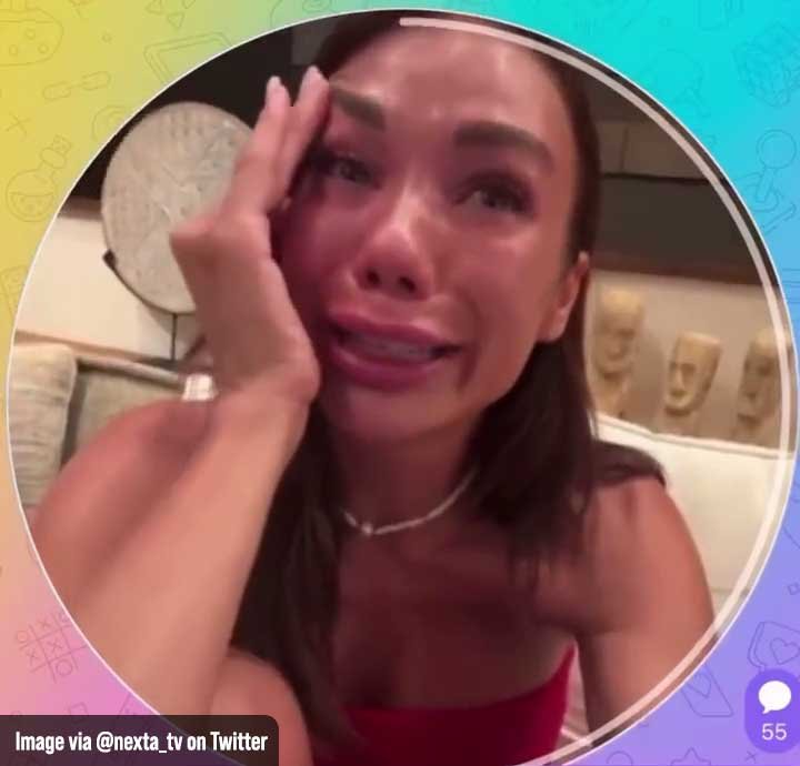 Video Footage Shows Russian Influencer Crying Because Of Instagram Ban Relationship Rules