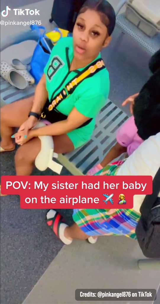 Passengers Shocked As Woman Gave Birth On Flight - "Welcome Baby Air"