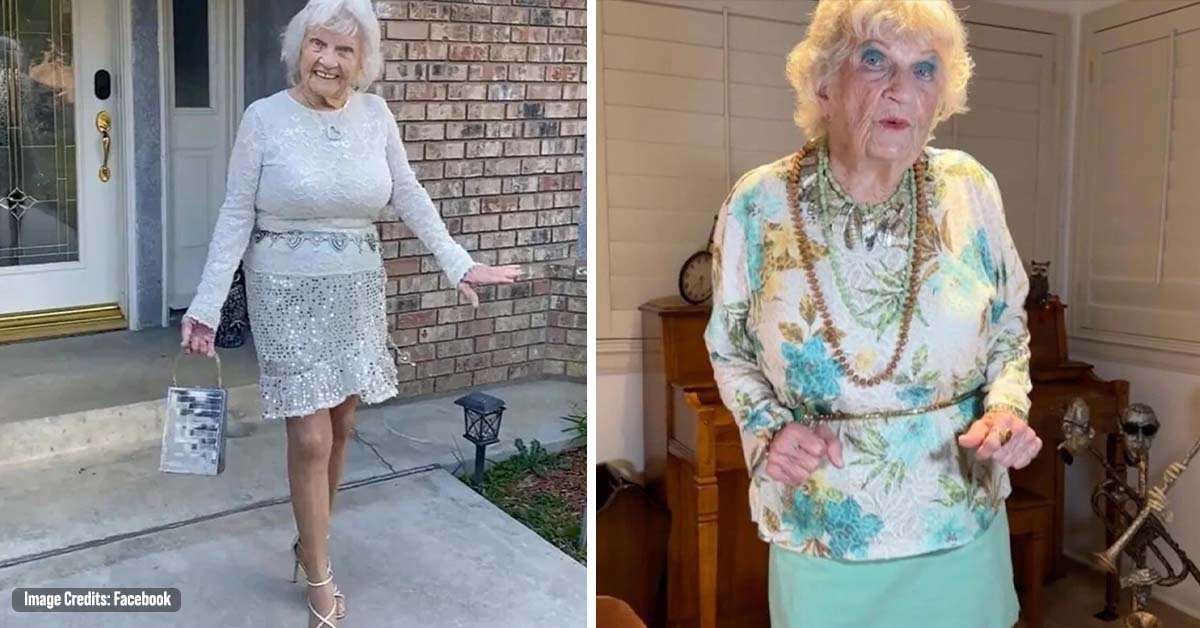 91-Year-Old TikTok Sensation Wears Mini-Skirts and Dances to Entertain Her Followers