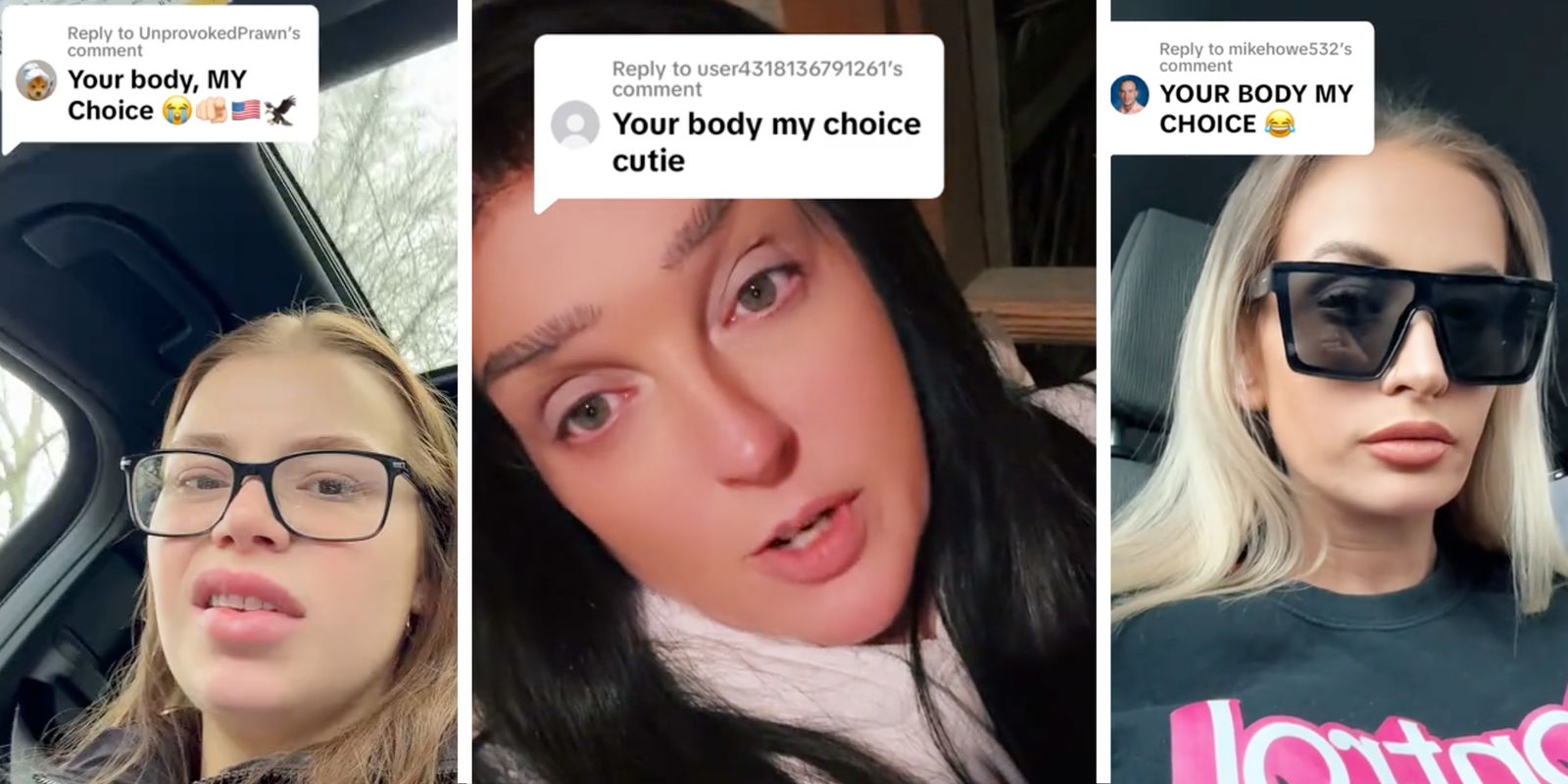 ‘Your body, MY choice’: Men on TikTok Are Taunting Women with a New ...