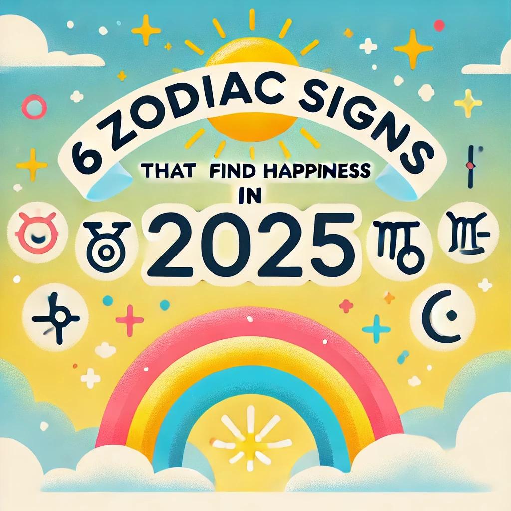 6 Zodiac Signs That Will Find Happiness in 2025